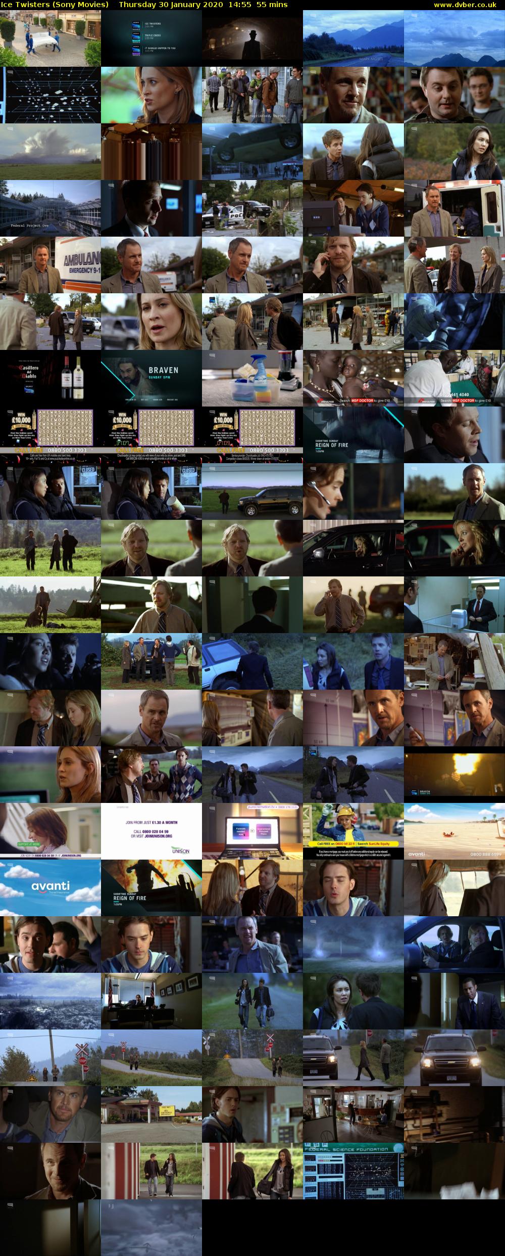 Ice Twisters (Sony Movies) Thursday 30 January 2020 14:55 - 15:50