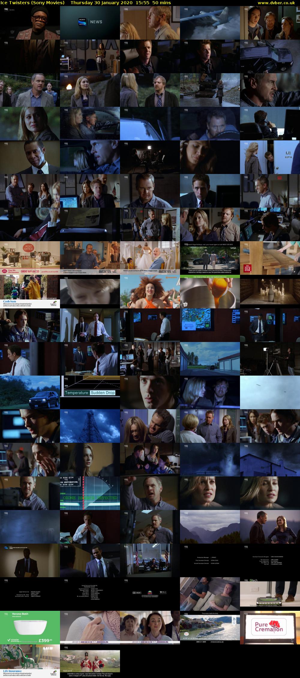 Ice Twisters (Sony Movies) Thursday 30 January 2020 15:55 - 16:45