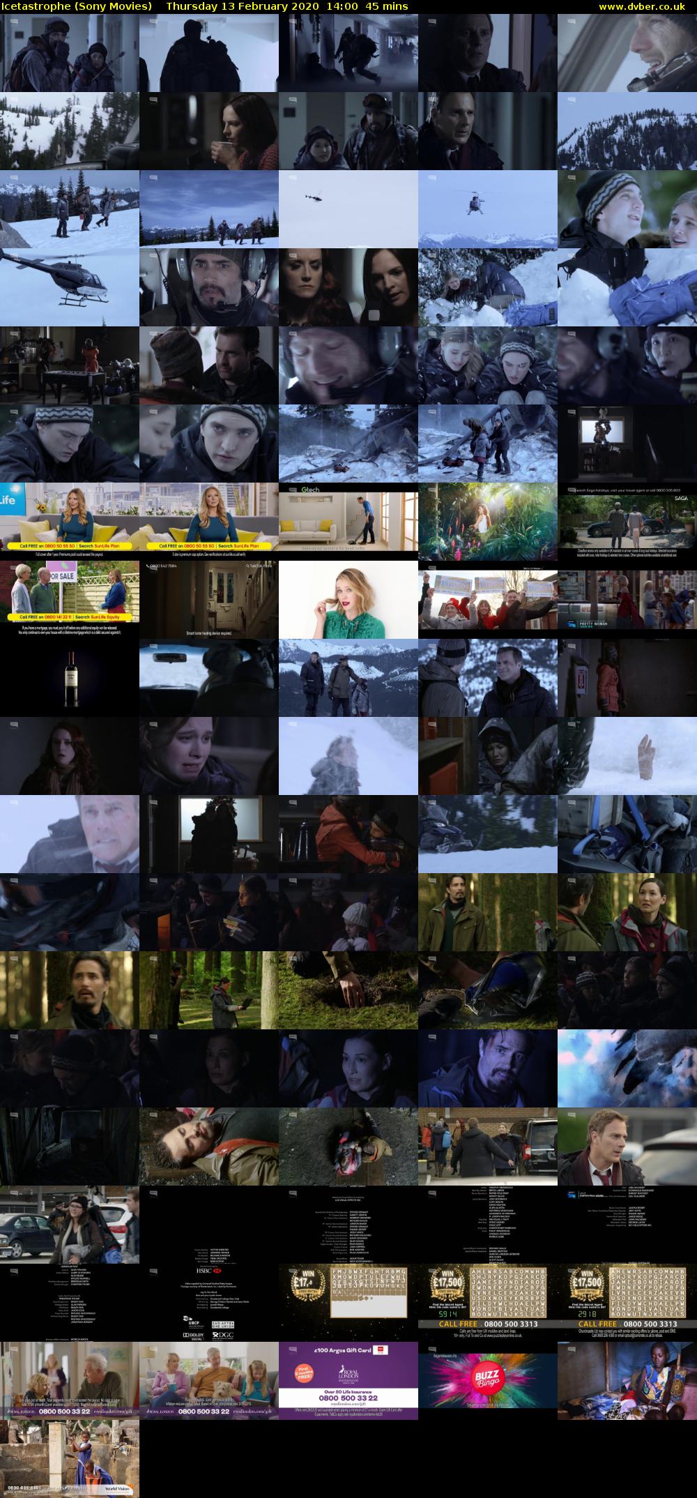 Icetastrophe (Sony Movies) Thursday 13 February 2020 14:00 - 14:45