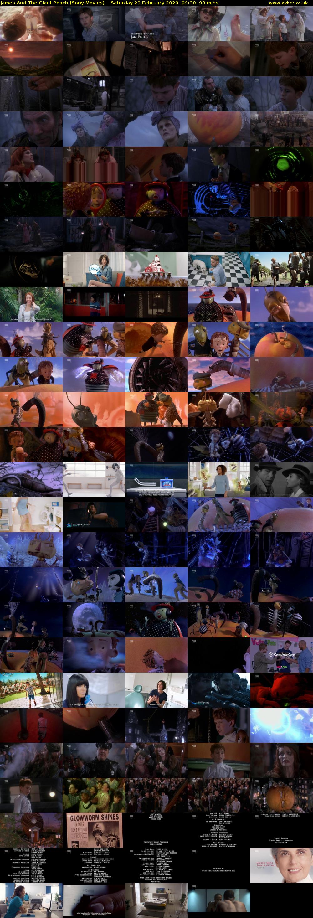 James And The Giant Peach (Sony Movies) Saturday 29 February 2020 04:30 - 06:00