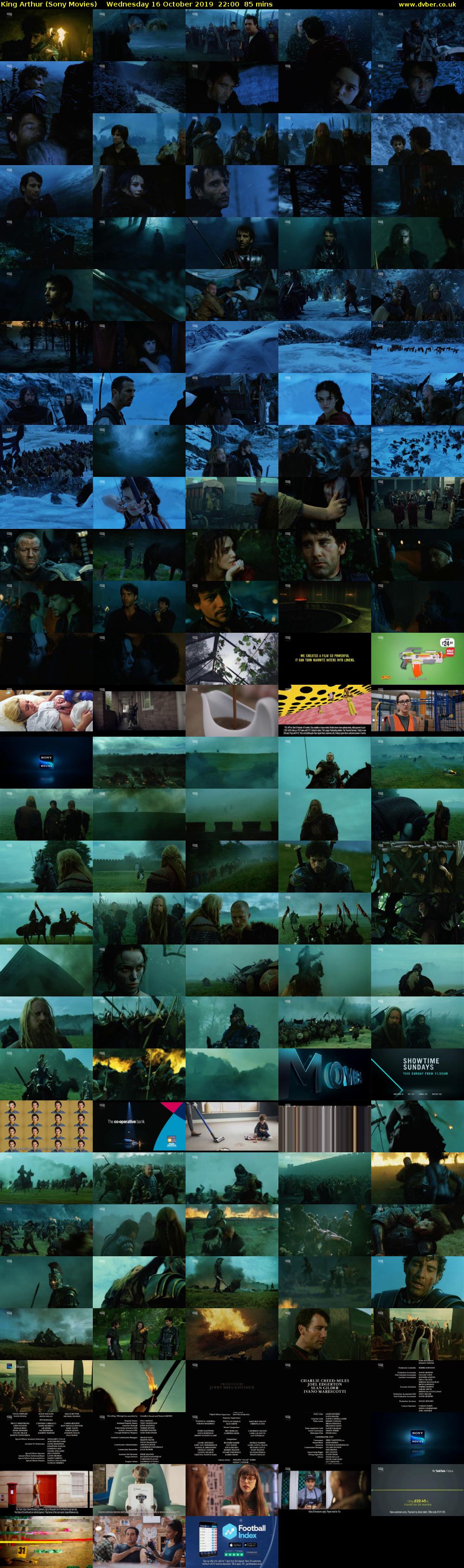 King Arthur (Sony Movies) Wednesday 16 October 2019 22:00 - 23:25