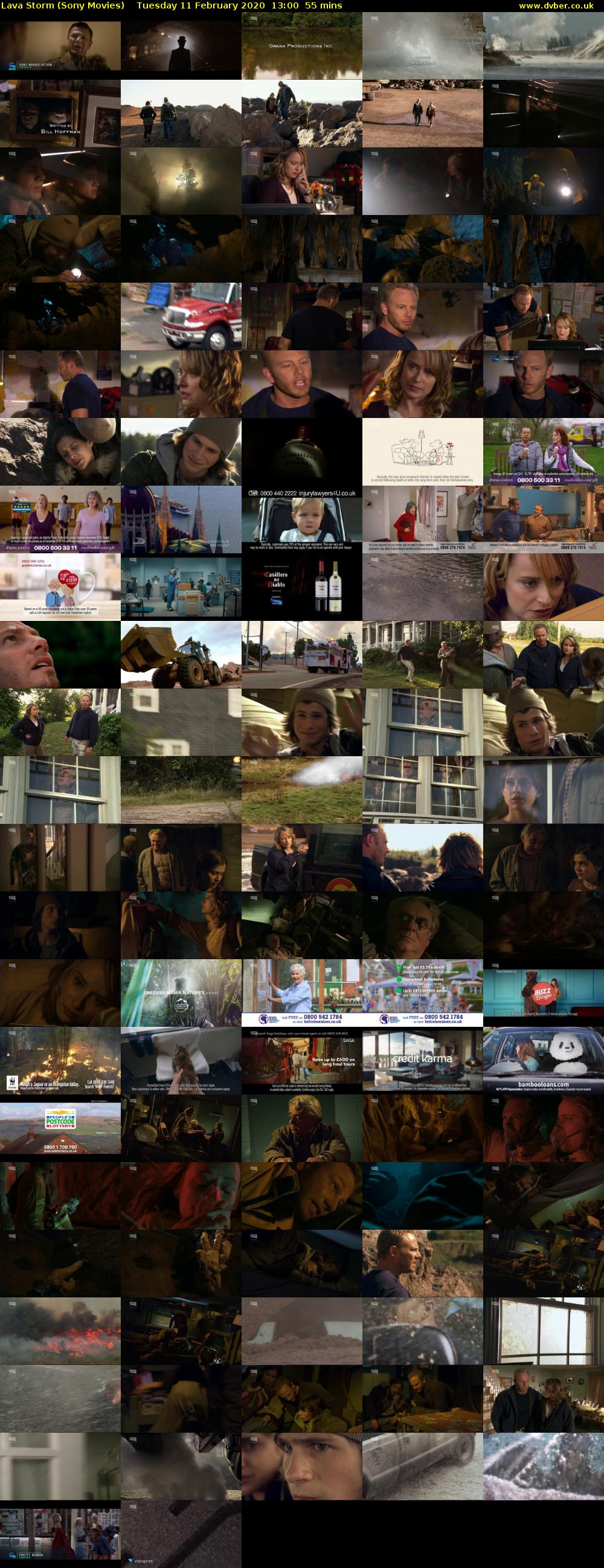 Lava Storm (Sony Movies) Tuesday 11 February 2020 13:00 - 13:55