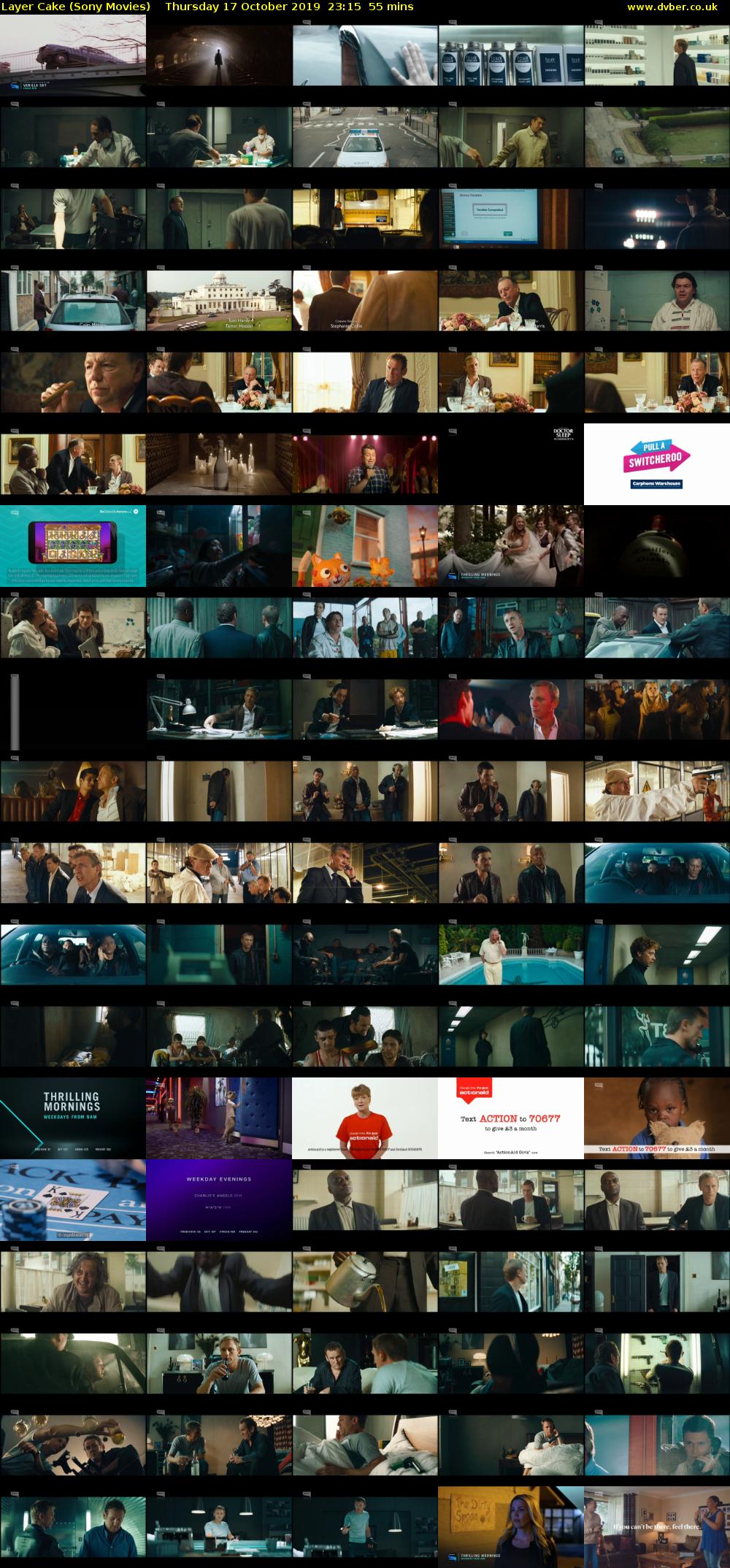 Layer Cake (Sony Movies) Thursday 17 October 2019 23:15 - 00:10