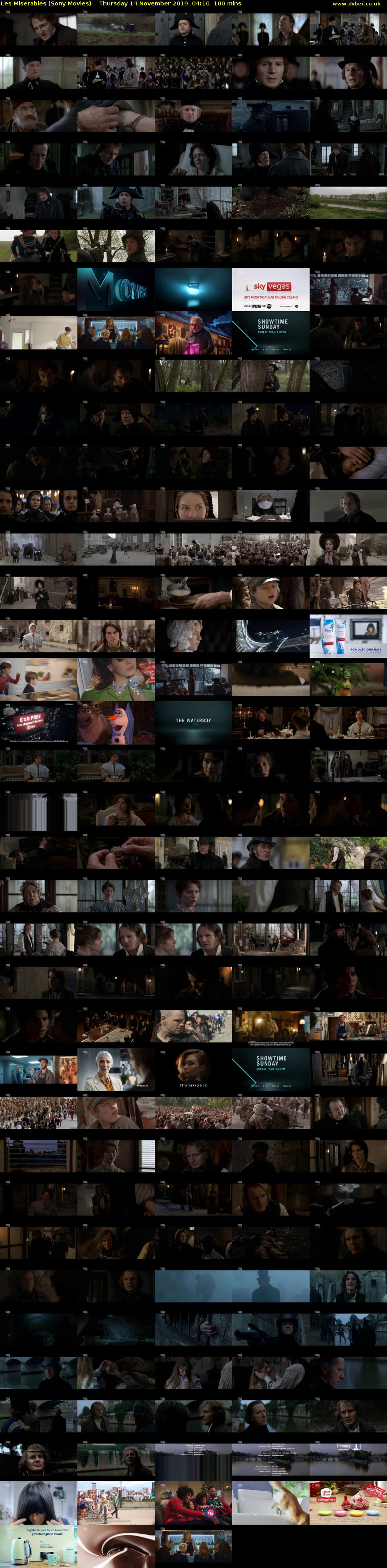 Les Miserables (Sony Movies) Thursday 14 November 2019 04:10 - 05:50