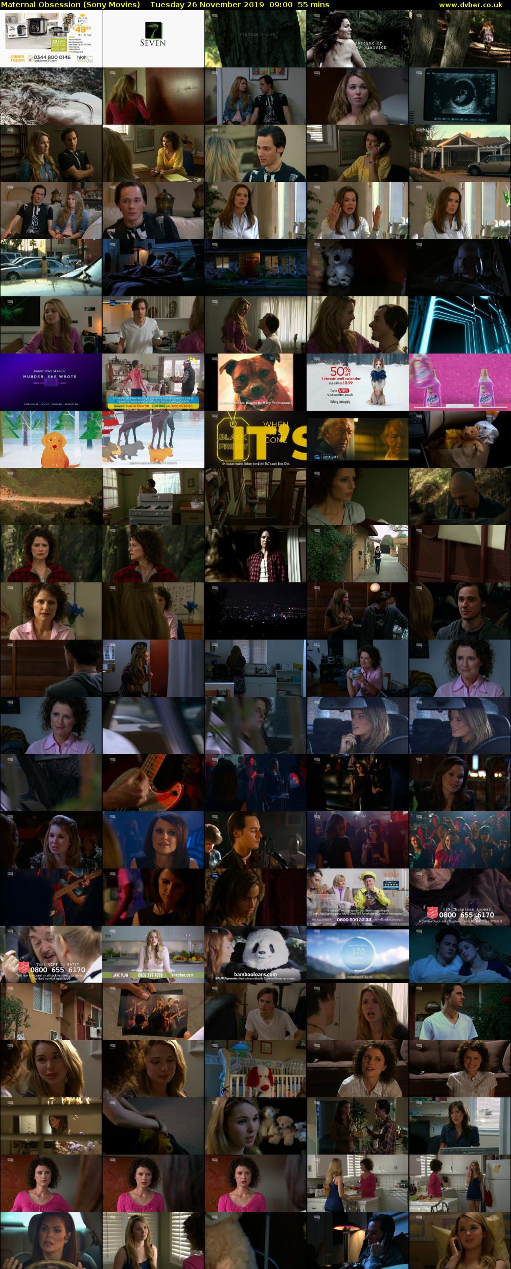 Maternal Obsession (Sony Movies) Tuesday 26 November 2019 09:00 - 09:55