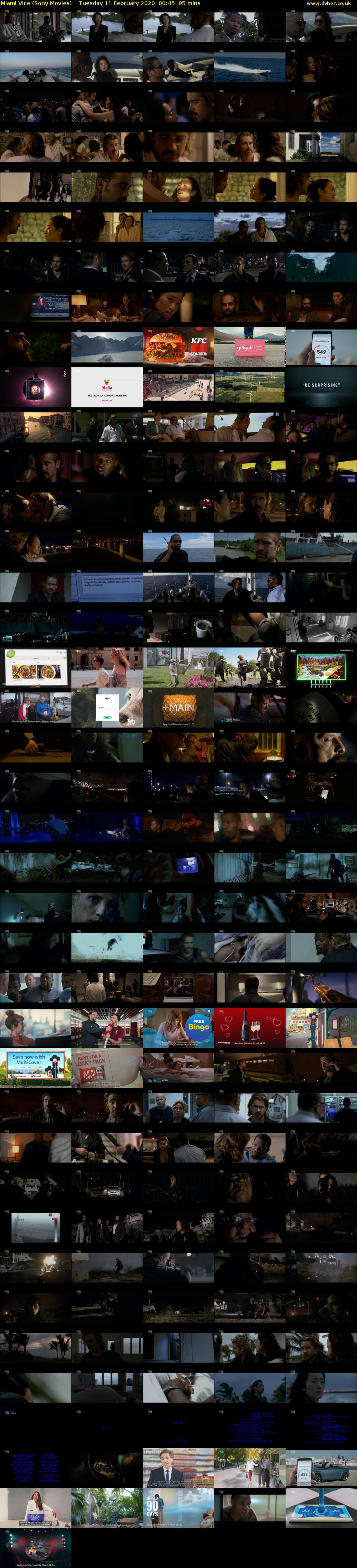Miami Vice (Sony Movies) Tuesday 11 February 2020 00:45 - 02:20