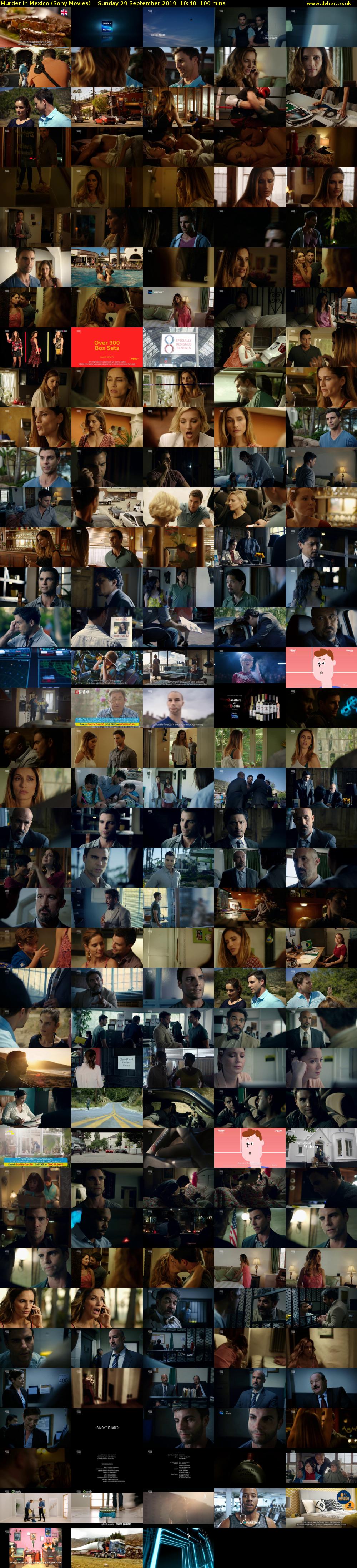 Murder In Mexico (Sony Movies) Sunday 29 September 2019 10:40 - 12:20