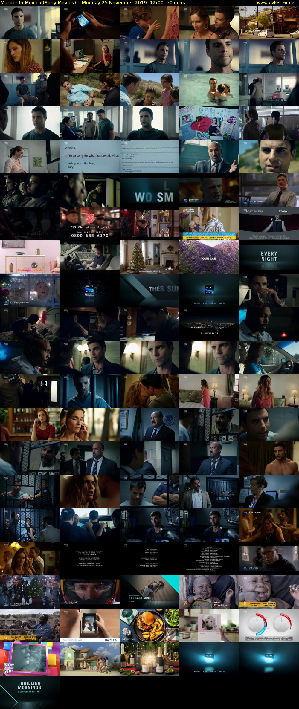 Murder In Mexico (Sony Movies) Monday 25 November 2019 12:00 - 12:50