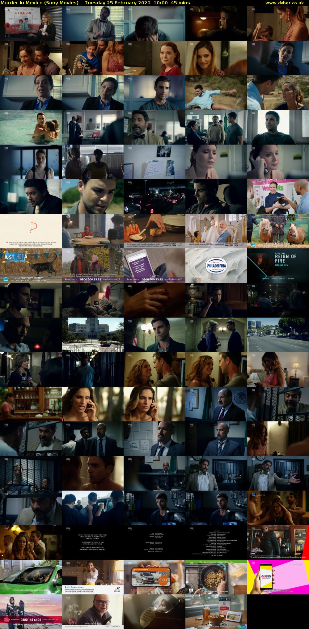 Murder In Mexico (Sony Movies) Tuesday 25 February 2020 10:00 - 10:45