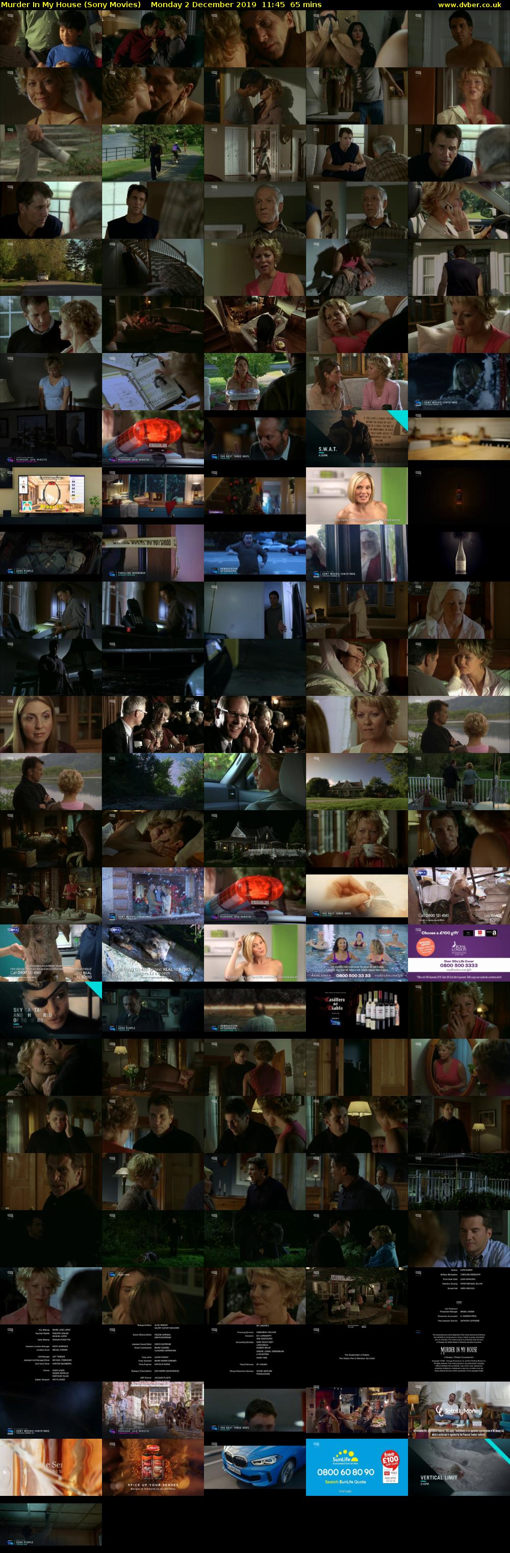 Murder In My House (Sony Movies) Monday 2 December 2019 11:45 - 12:50