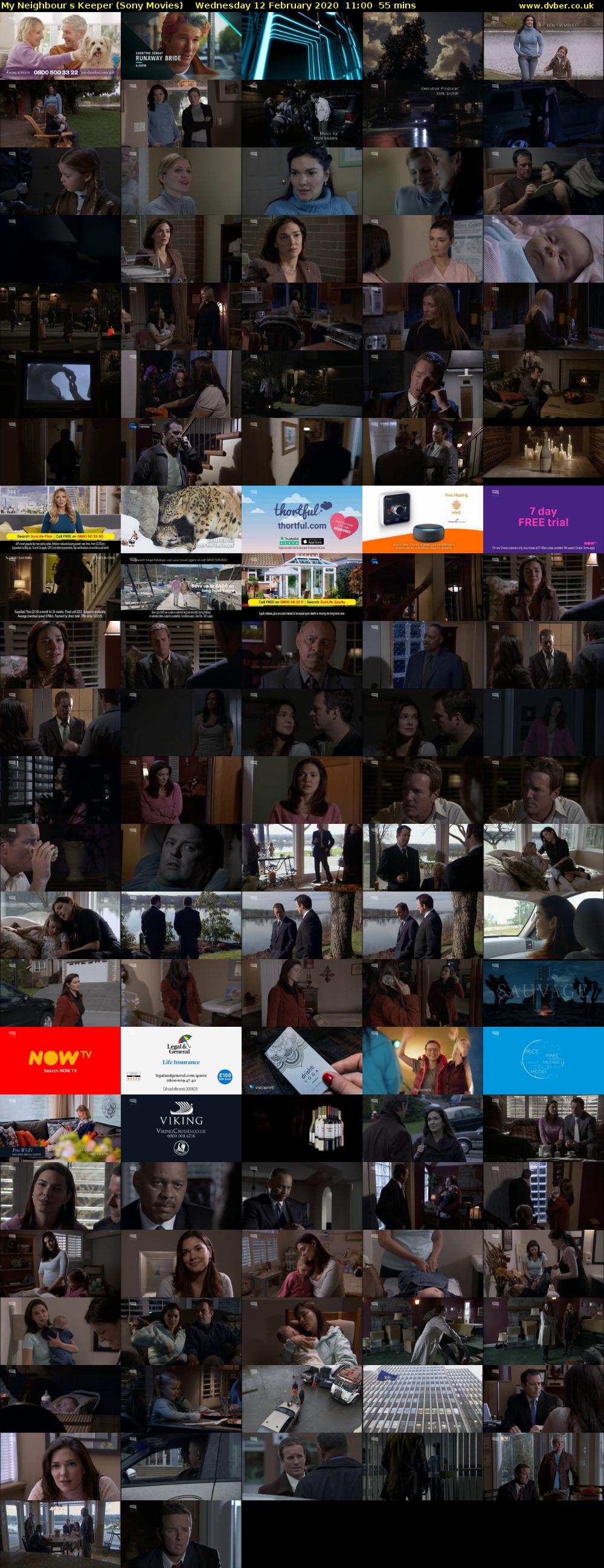 My Neighbours Keeper (Sony Movies) Wednesday 12 February 2020 11:00 - 11:55