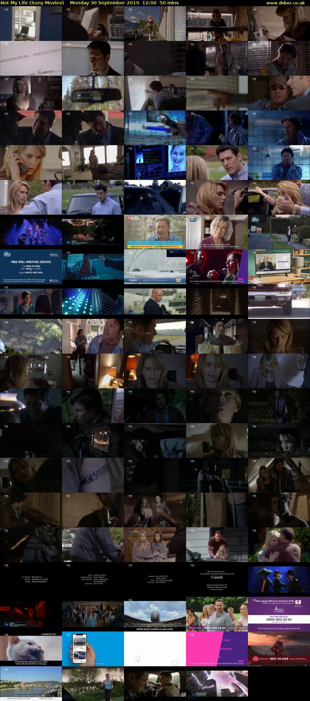 Not My Life (Sony Movies) Monday 30 September 2019 12:00 - 12:50