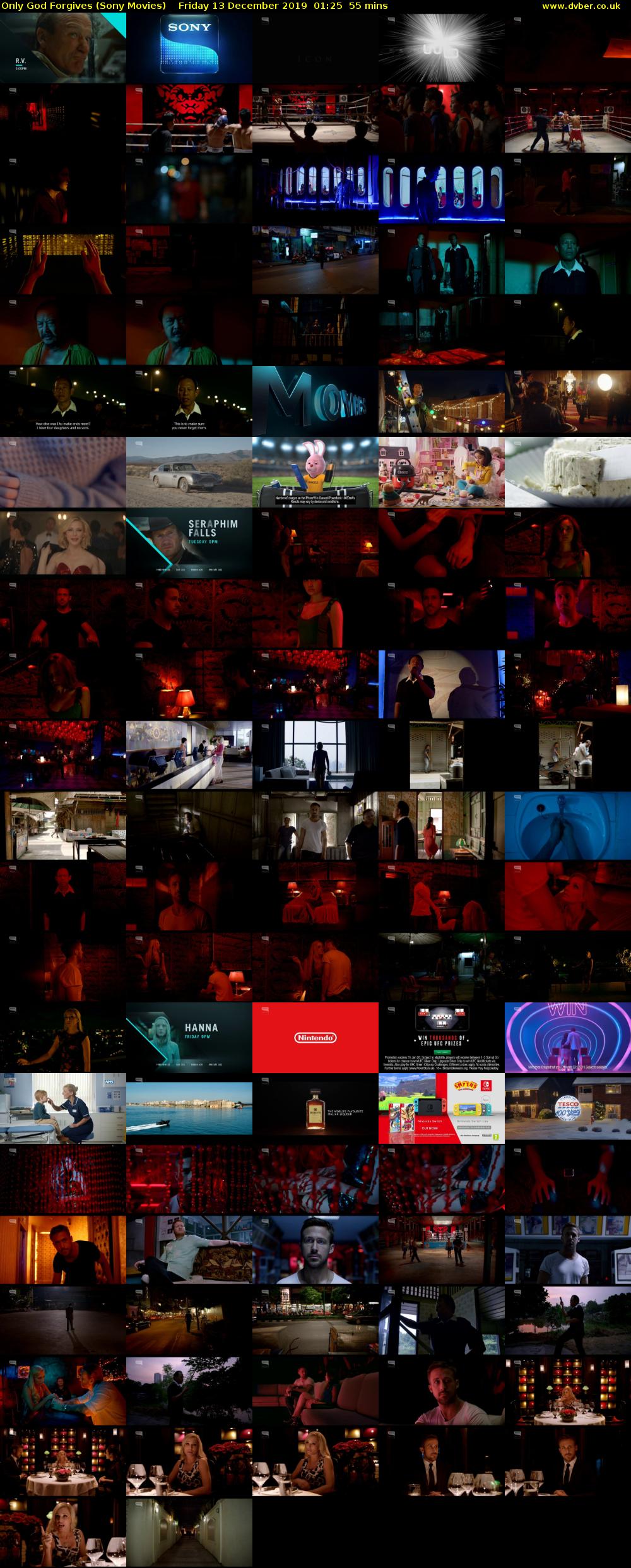 Only God Forgives (Sony Movies) Friday 13 December 2019 01:25 - 02:20