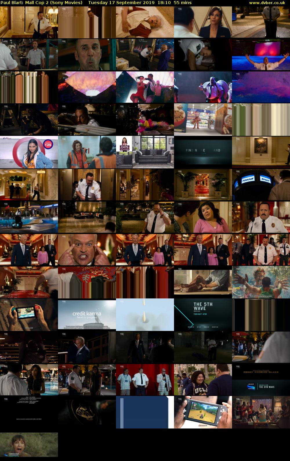Paul Blart: Mall Cop 2 (Sony Movies) Tuesday 17 September 2019 18:10 - 19:05