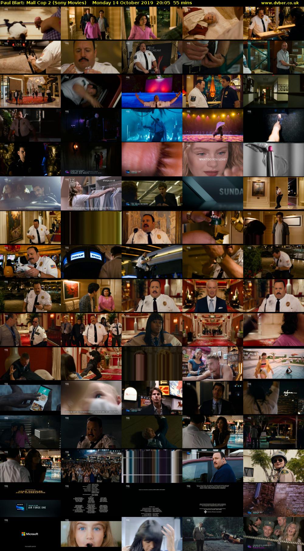 Paul Blart: Mall Cop 2 (Sony Movies) Monday 14 October 2019 20:05 - 21:00