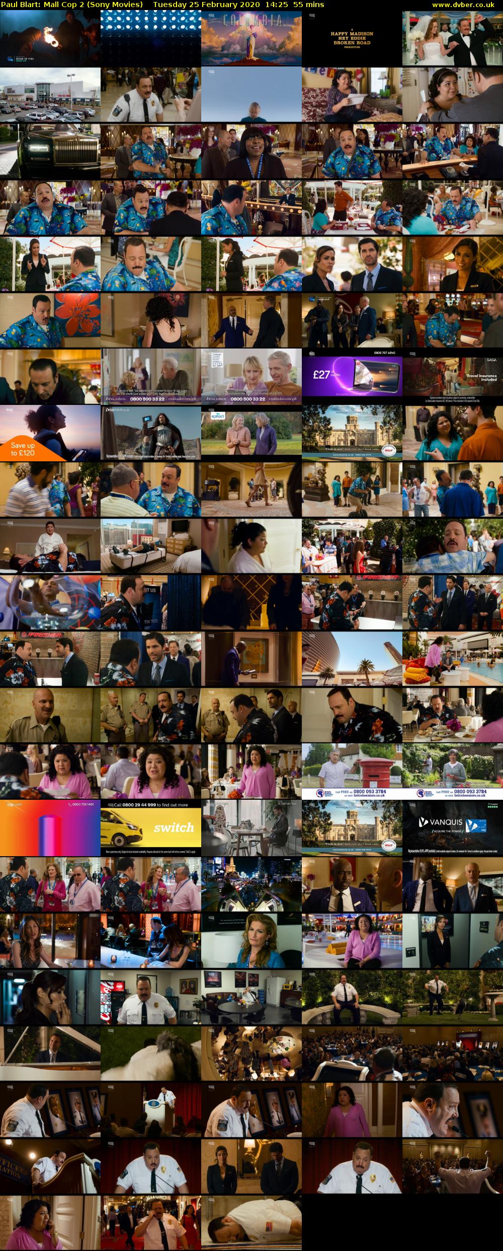 Paul Blart: Mall Cop 2 (Sony Movies) Tuesday 25 February 2020 14:25 - 15:20