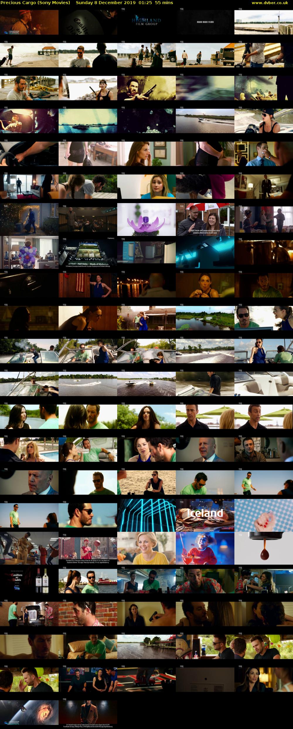 Precious Cargo (Sony Movies) Sunday 8 December 2019 01:25 - 02:20