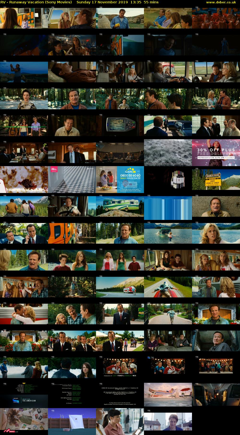 RV - Runaway Vacation (Sony Movies) Sunday 17 November 2019 13:35 - 14:30
