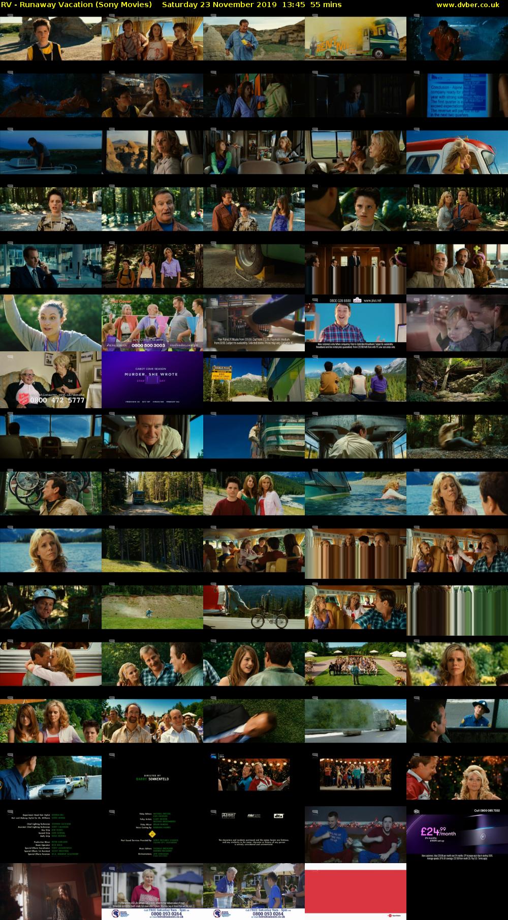 RV - Runaway Vacation (Sony Movies) Saturday 23 November 2019 13:45 - 14:40