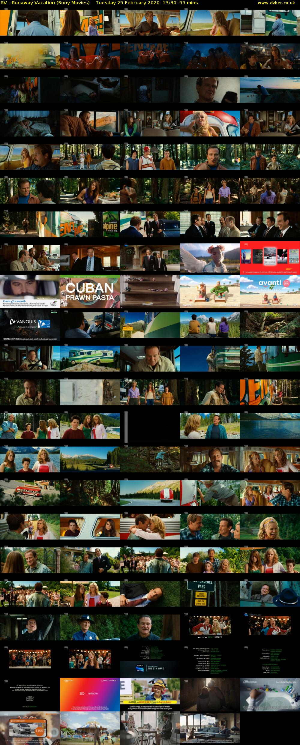 RV - Runaway Vacation (Sony Movies) Tuesday 25 February 2020 13:30 - 14:25