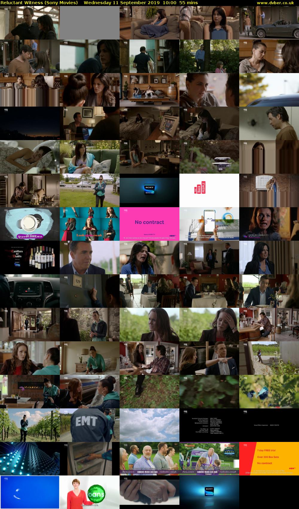 Reluctant Witness (Sony Movies) Wednesday 11 September 2019 10:00 - 10:55