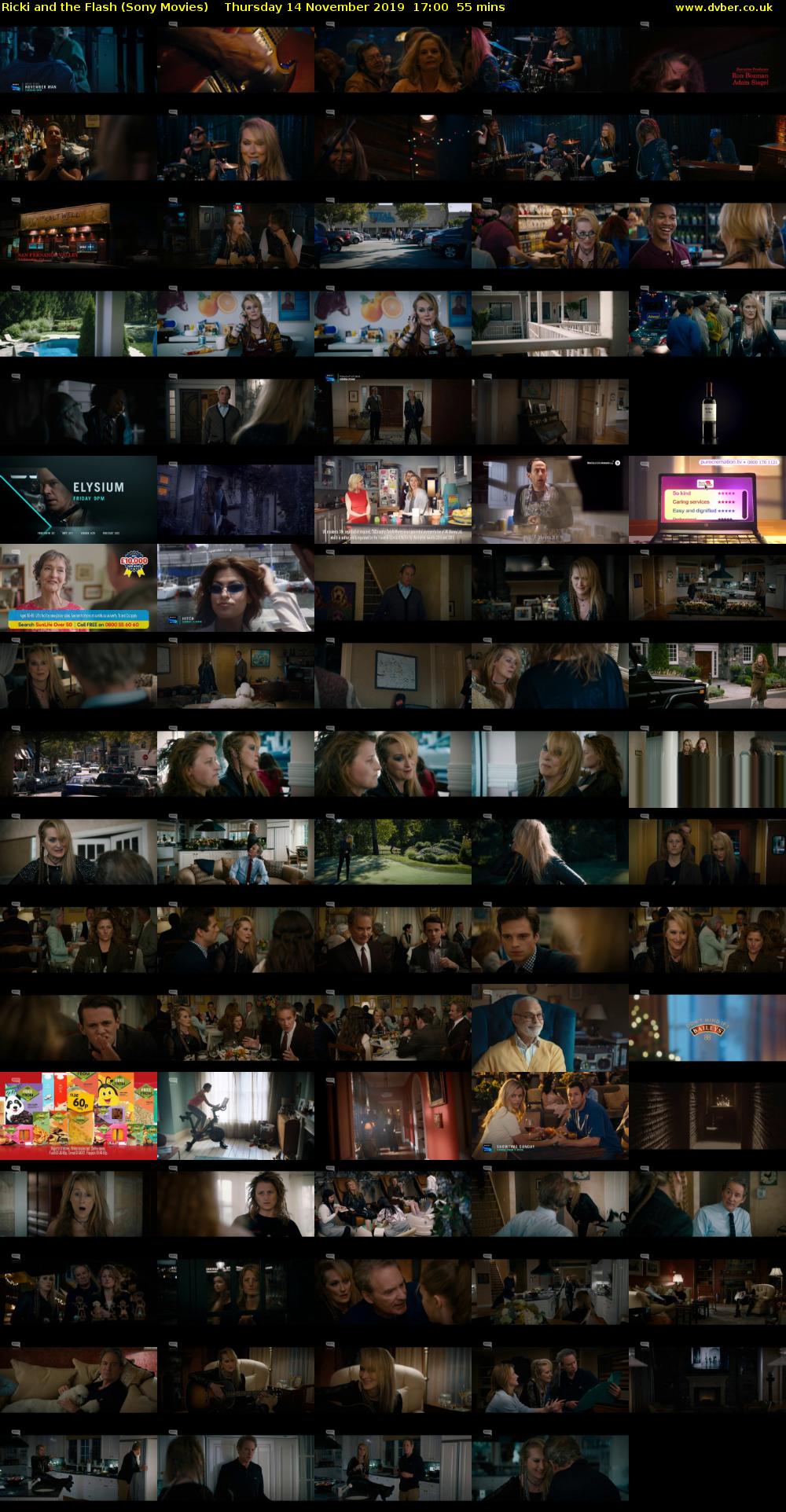 Ricki and the Flash (Sony Movies) Thursday 14 November 2019 17:00 - 17:55