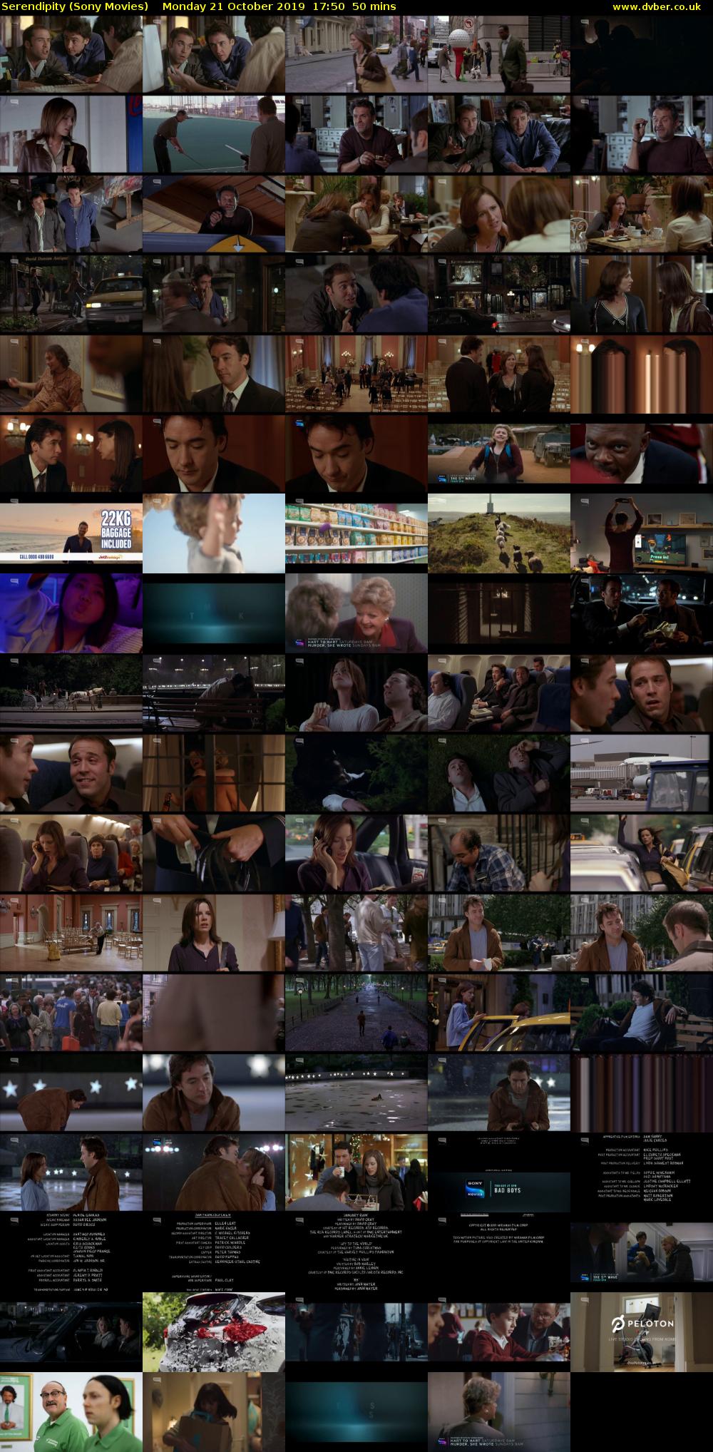 Serendipity (Sony Movies) Monday 21 October 2019 17:50 - 18:40
