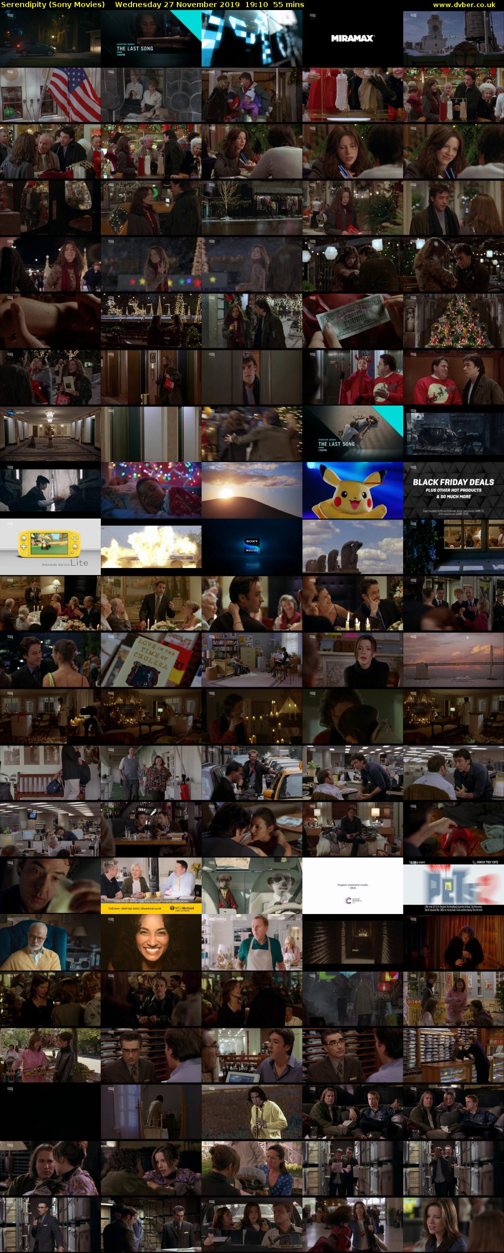 Serendipity (Sony Movies) Wednesday 27 November 2019 19:10 - 20:05