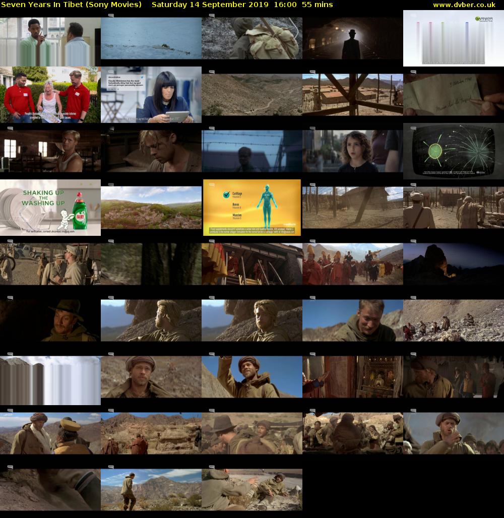 Seven Years In Tibet (Sony Movies) Saturday 14 September 2019 16:00 - 16:55