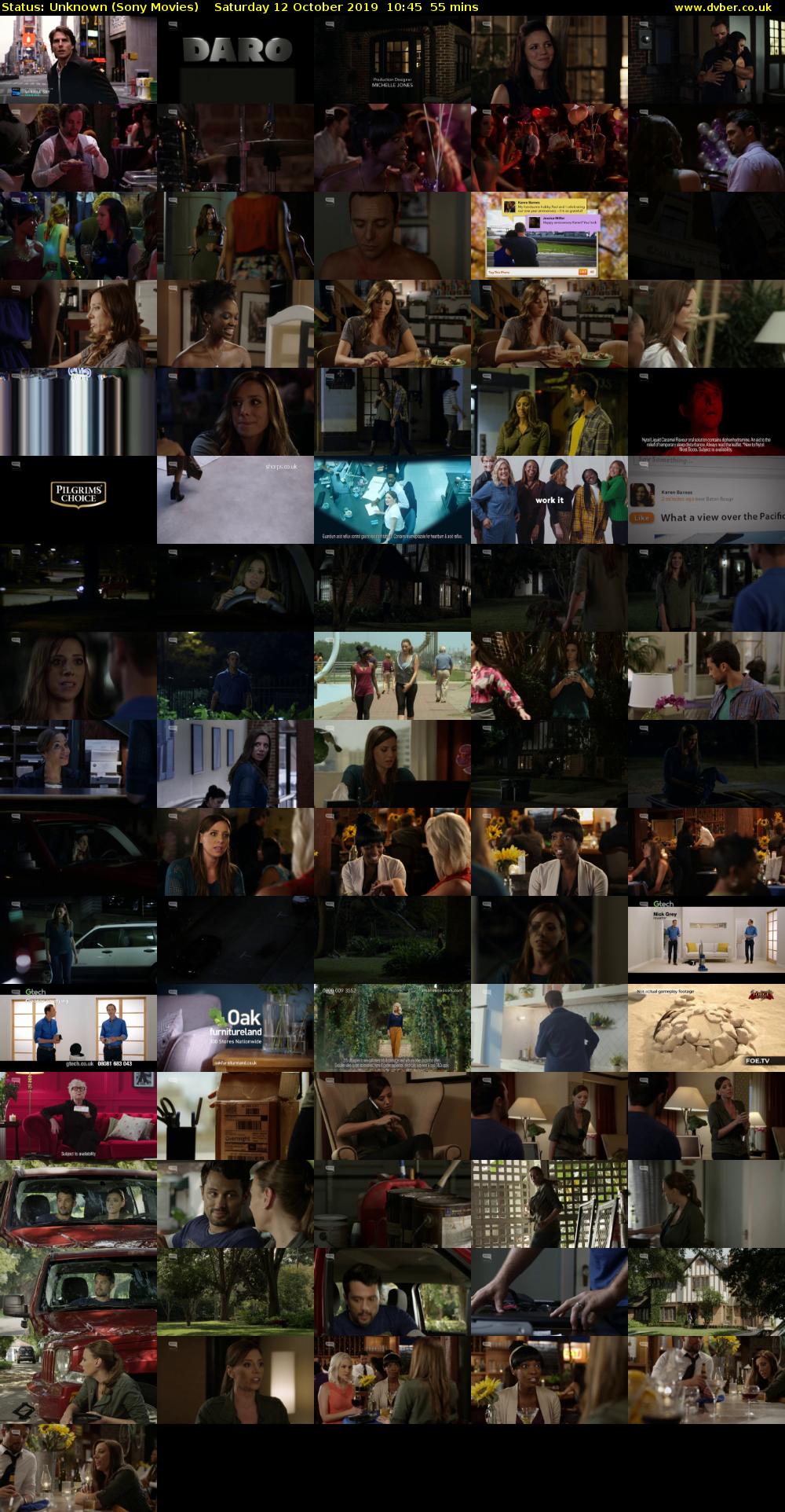 Status: Unknown (Sony Movies) Saturday 12 October 2019 10:45 - 11:40