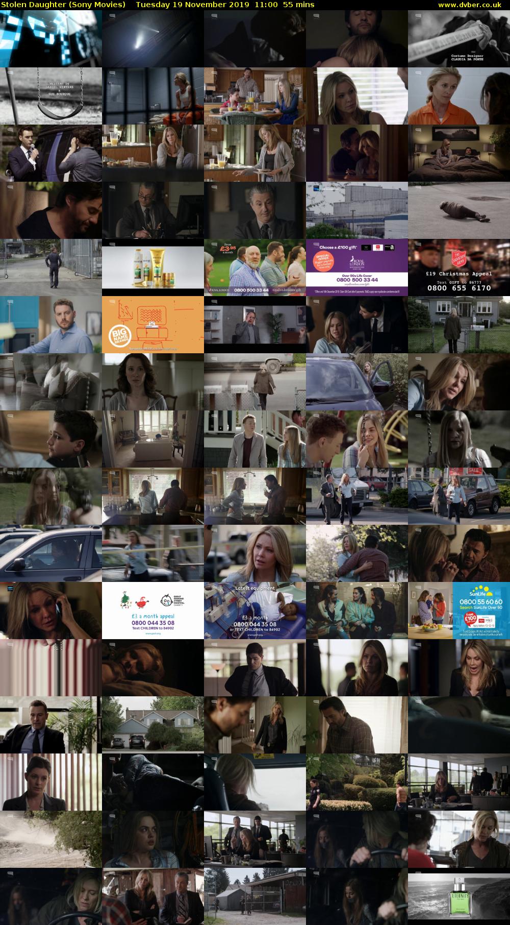 Stolen Daughter (Sony Movies) Tuesday 19 November 2019 11:00 - 11:55