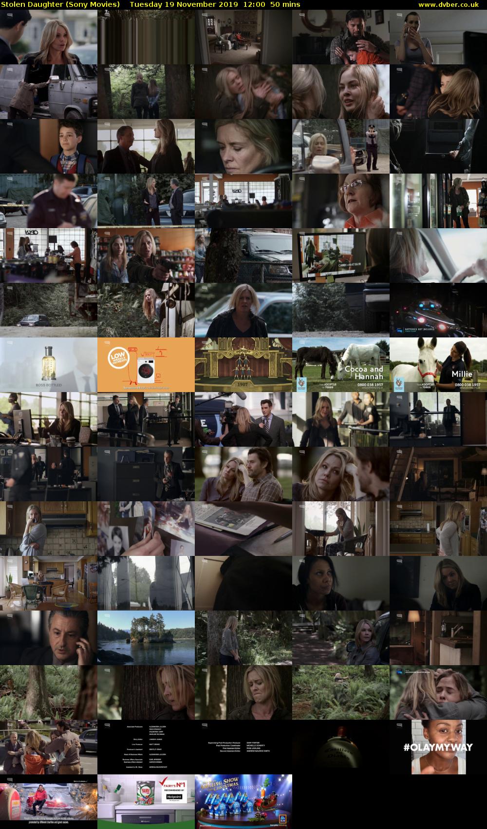 Stolen Daughter (Sony Movies) Tuesday 19 November 2019 12:00 - 12:50