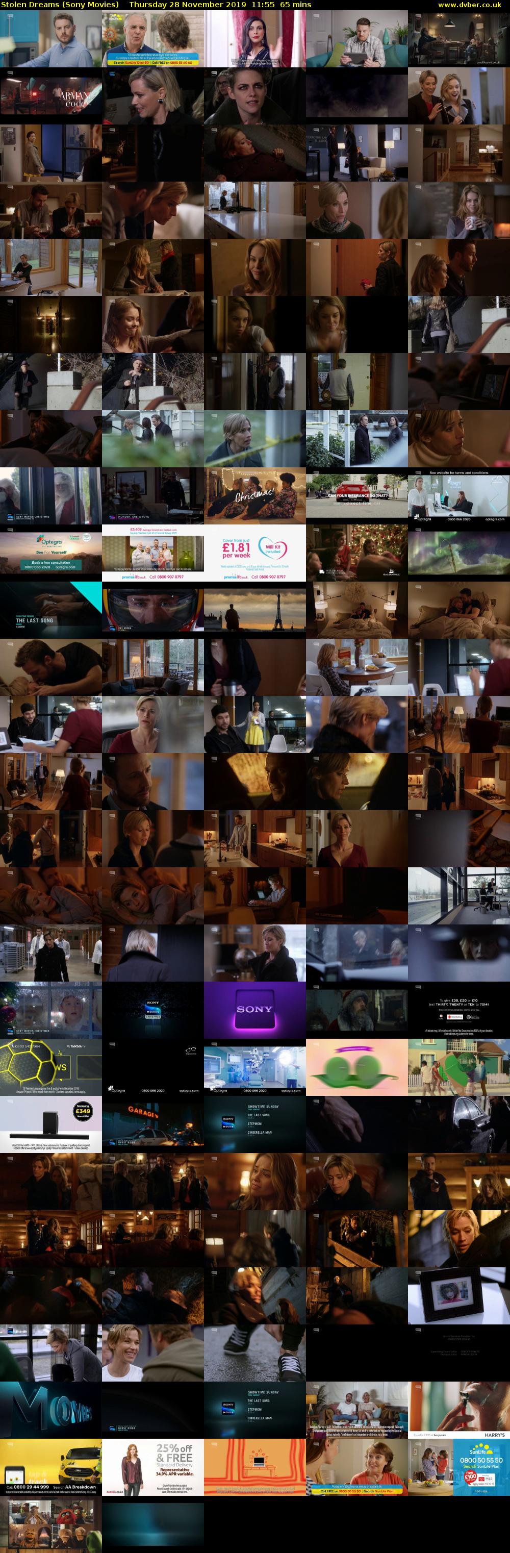Stolen Dreams (Sony Movies) Thursday 28 November 2019 11:55 - 13:00