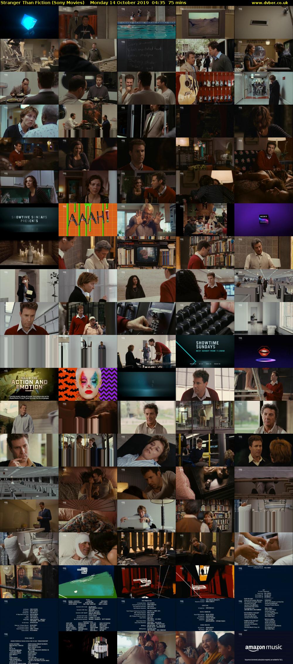 Stranger Than Fiction (Sony Movies) Monday 14 October 2019 04:35 - 05:50