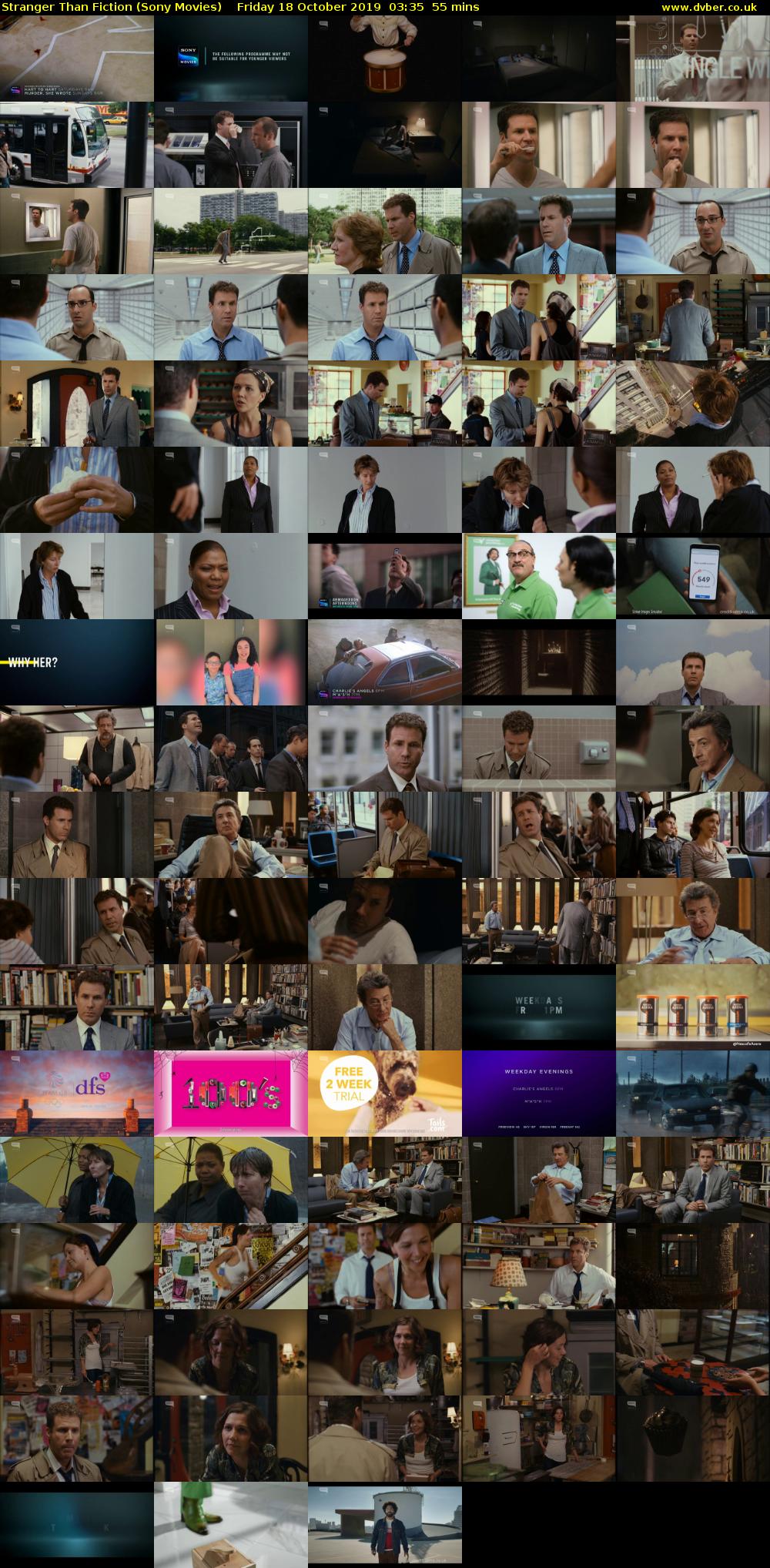 Stranger Than Fiction (Sony Movies) Friday 18 October 2019 03:35 - 04:30