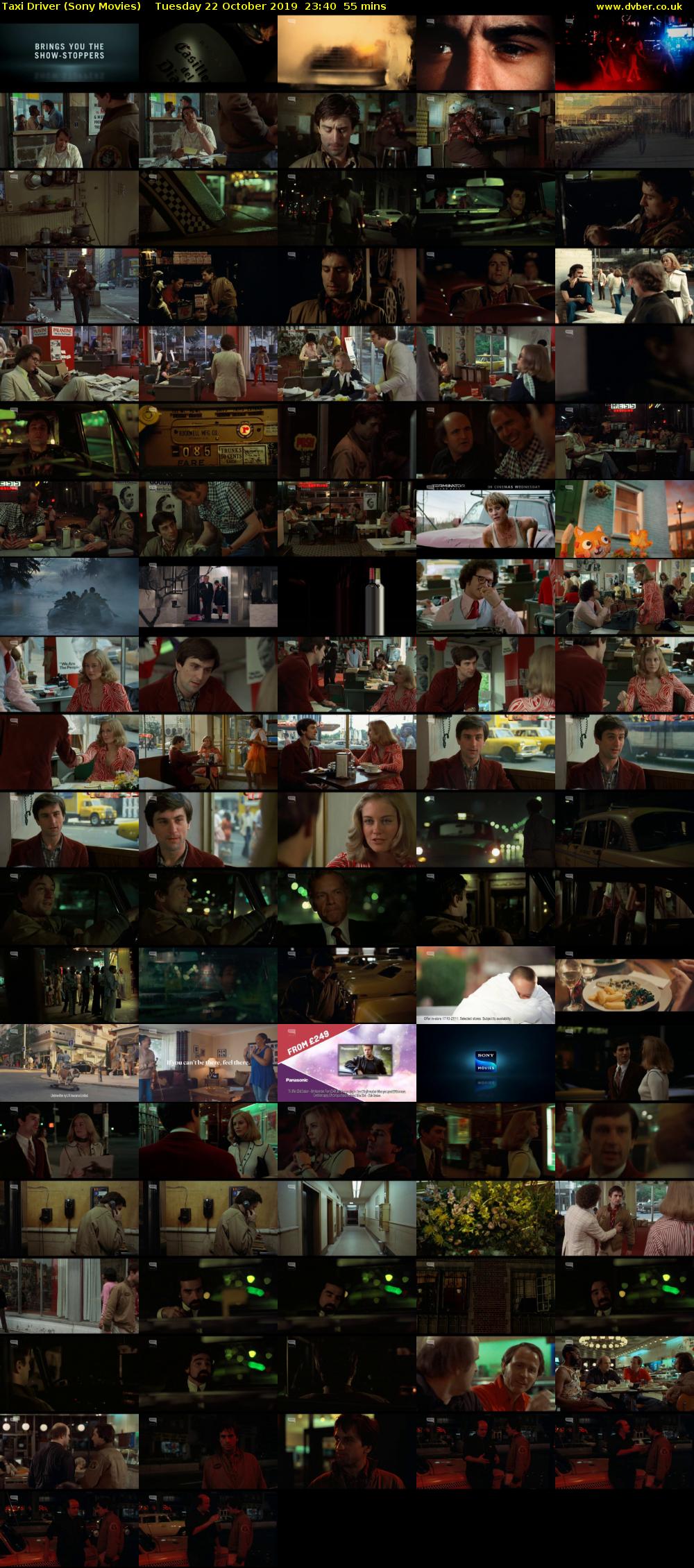 Taxi Driver (Sony Movies) Tuesday 22 October 2019 23:40 - 00:35