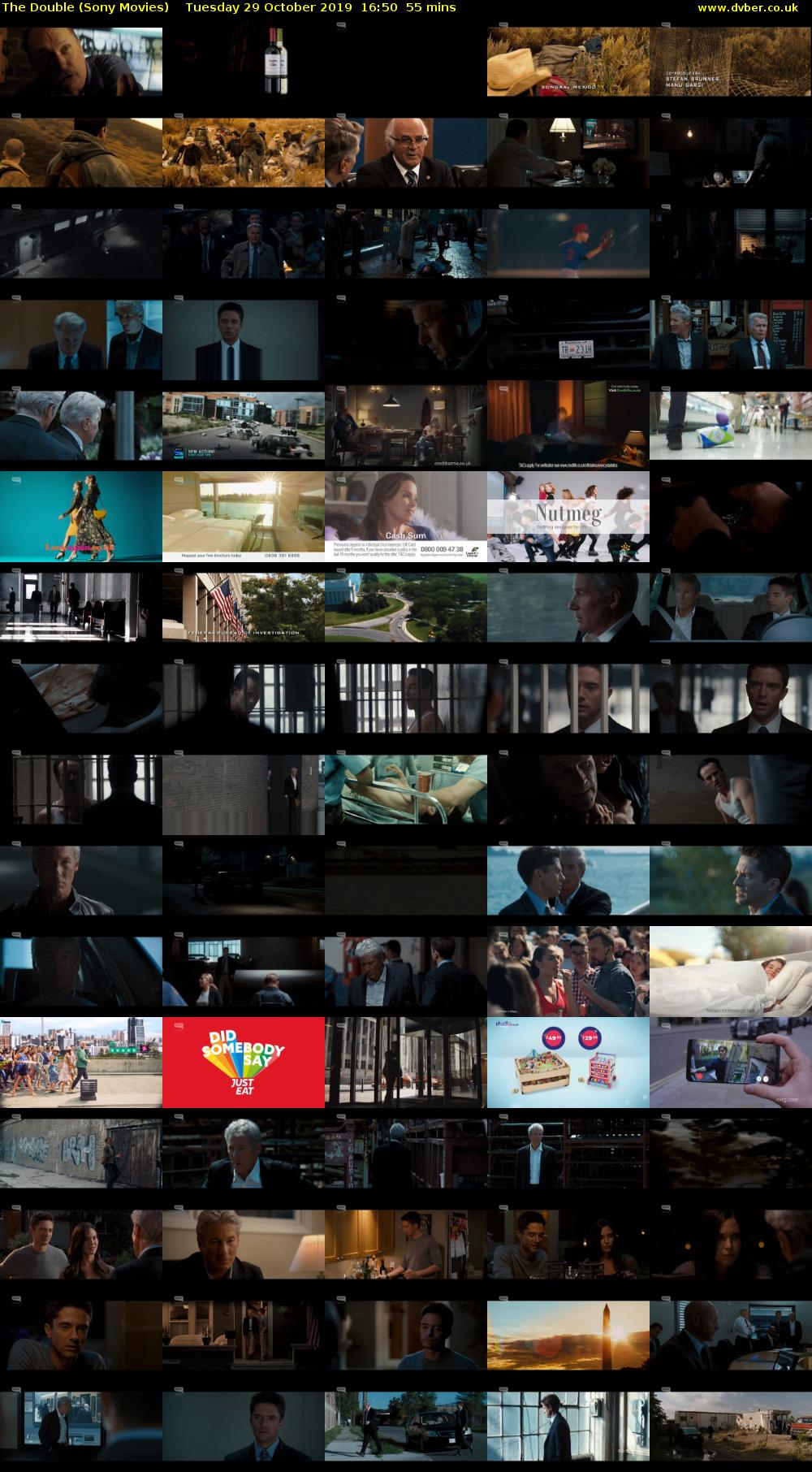 The Double (Sony Movies) Tuesday 1 March 2020 16:50 - 17:45