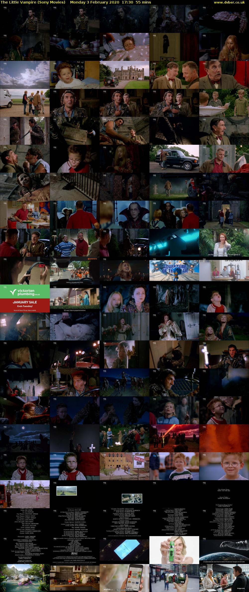 The Little Vampire (Sony Movies) Monday 3 February 2020 17:30 - 18:25
