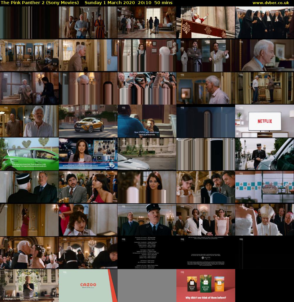 The Pink Panther 2 (Sony Movies) Sunday 1 March 2020 20:10 - 21:00