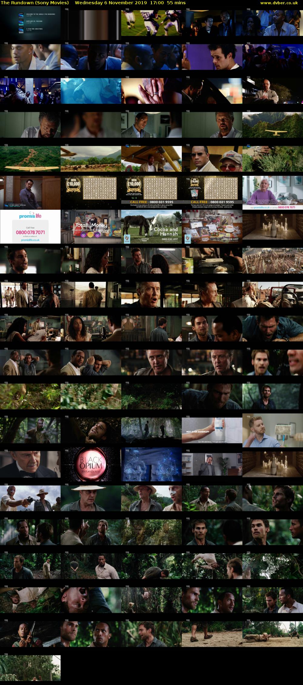 The Rundown (Sony Movies) Wednesday 6 November 2019 17:00 - 17:55