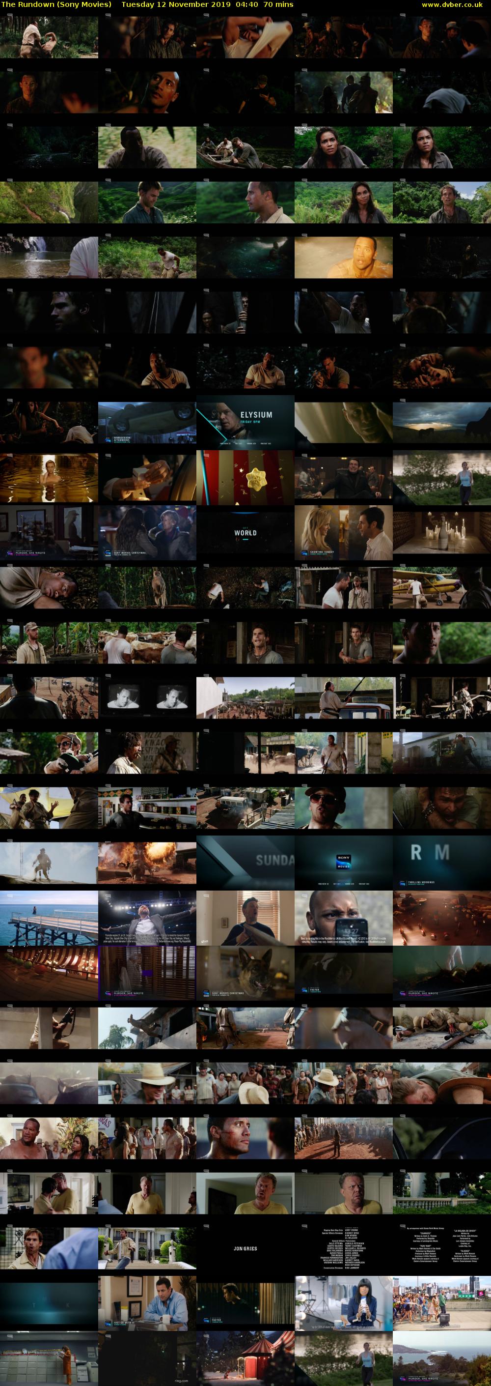 The Rundown (Sony Movies) Tuesday 12 November 2019 04:40 - 05:50