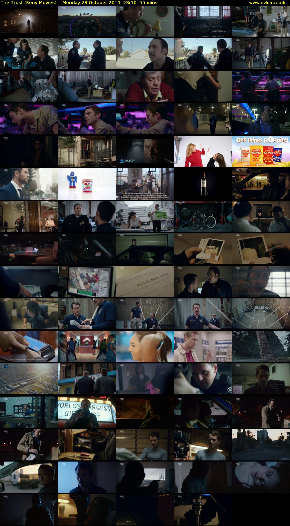 The Trust (Sony Movies) Monday 28 October 2019 23:10 - 00:05