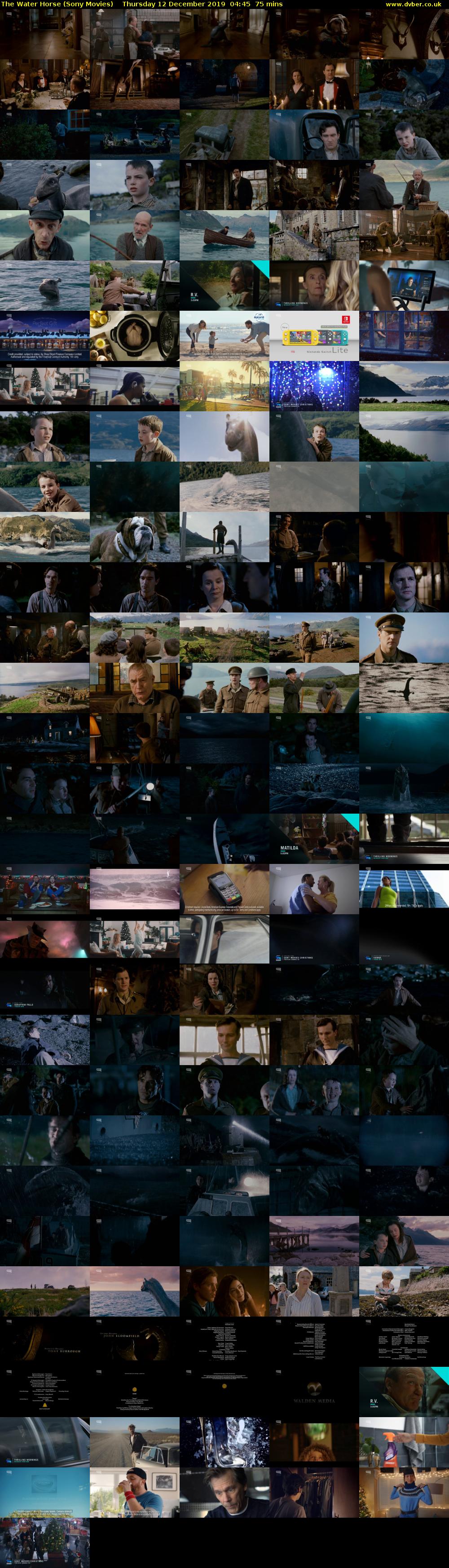 The Water Horse (Sony Movies) Thursday 12 December 2019 04:45 - 06:00