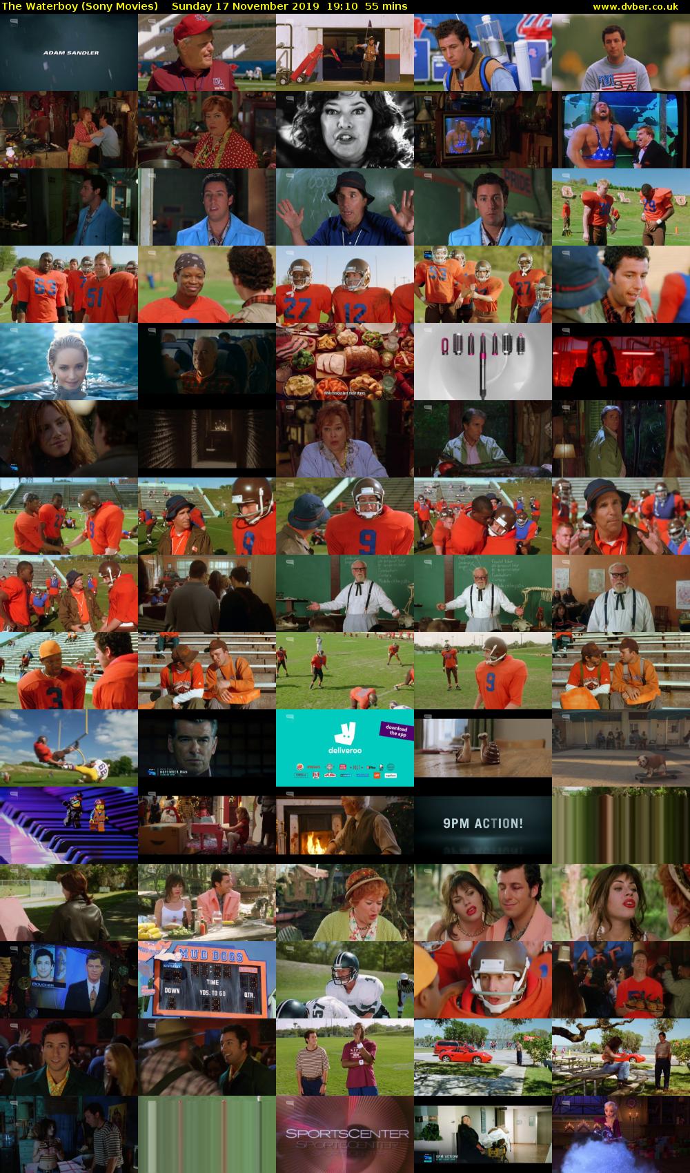 The Waterboy (Sony Movies) Sunday 17 November 2019 19:10 - 20:05