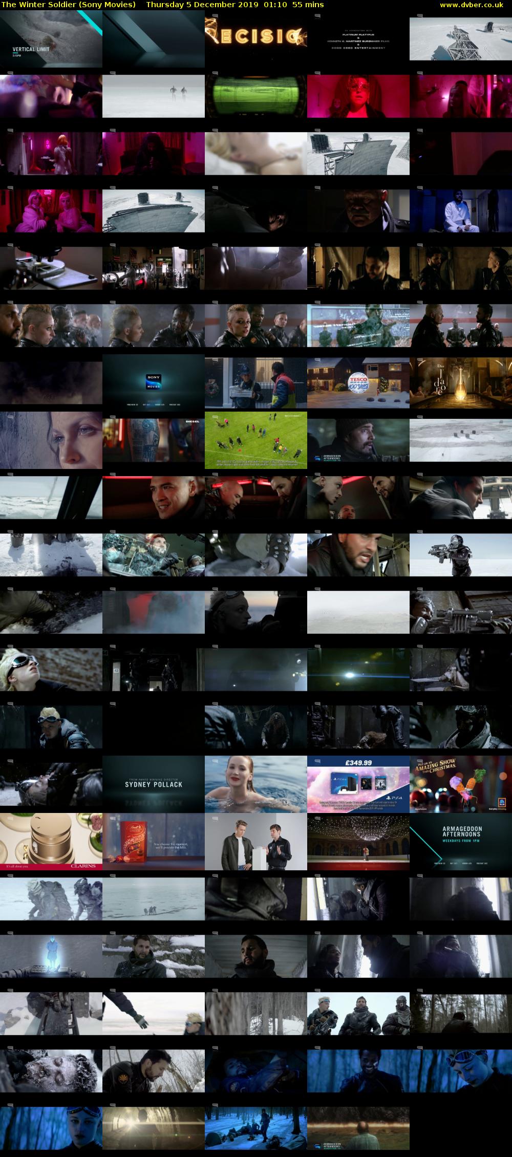 The Winter Soldier (Sony Movies) Thursday 5 December 2019 01:10 - 02:05