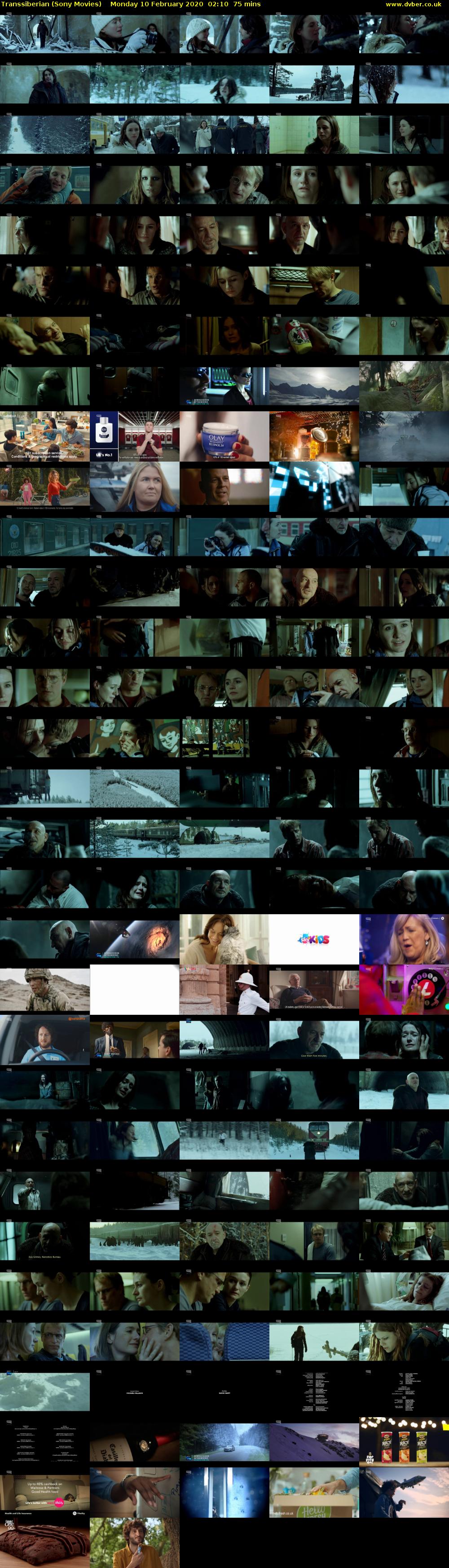 Transsiberian (Sony Movies) Monday 10 February 2020 02:10 - 03:25