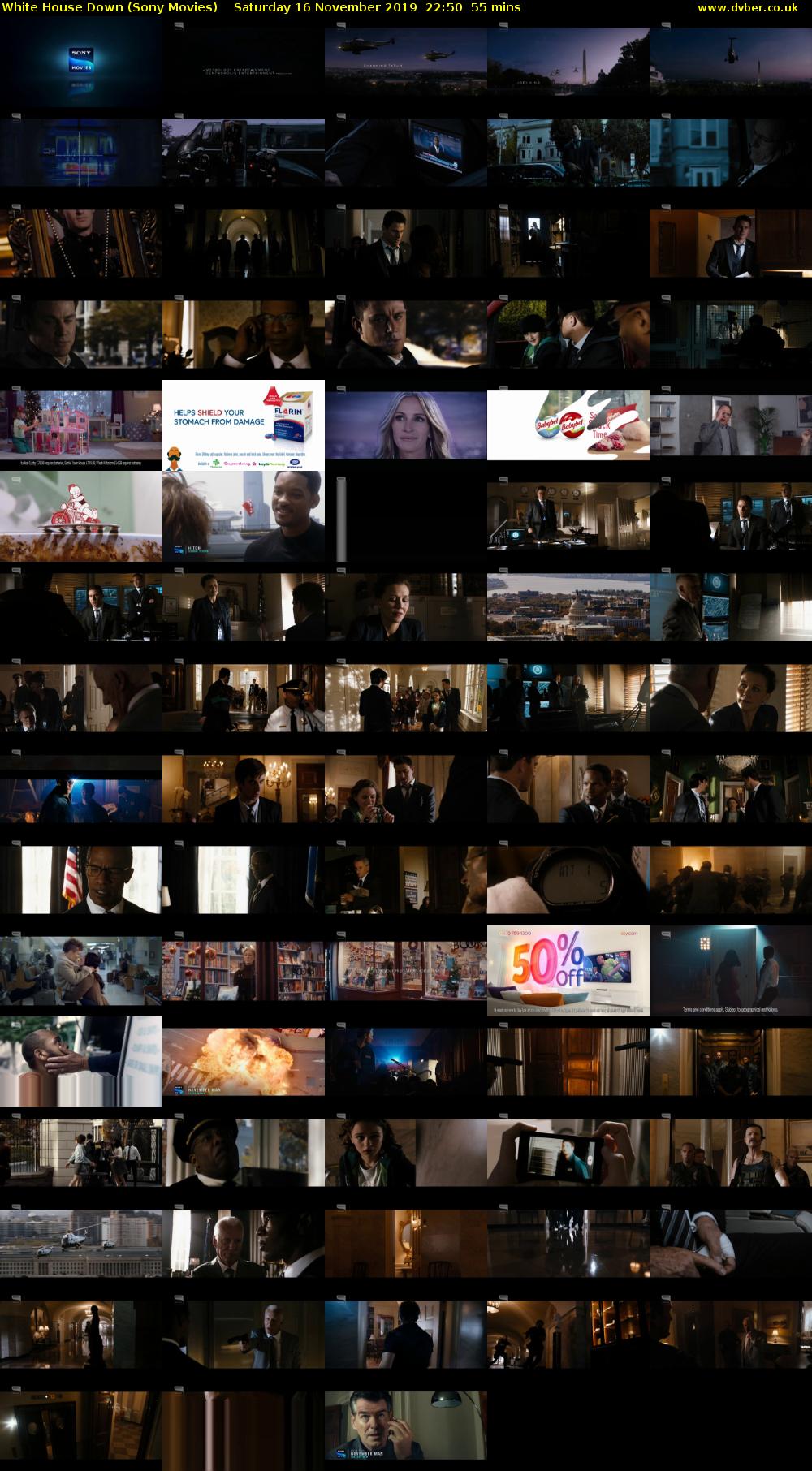 White House Down (Sony Movies) Saturday 16 November 2019 22:50 - 23:45