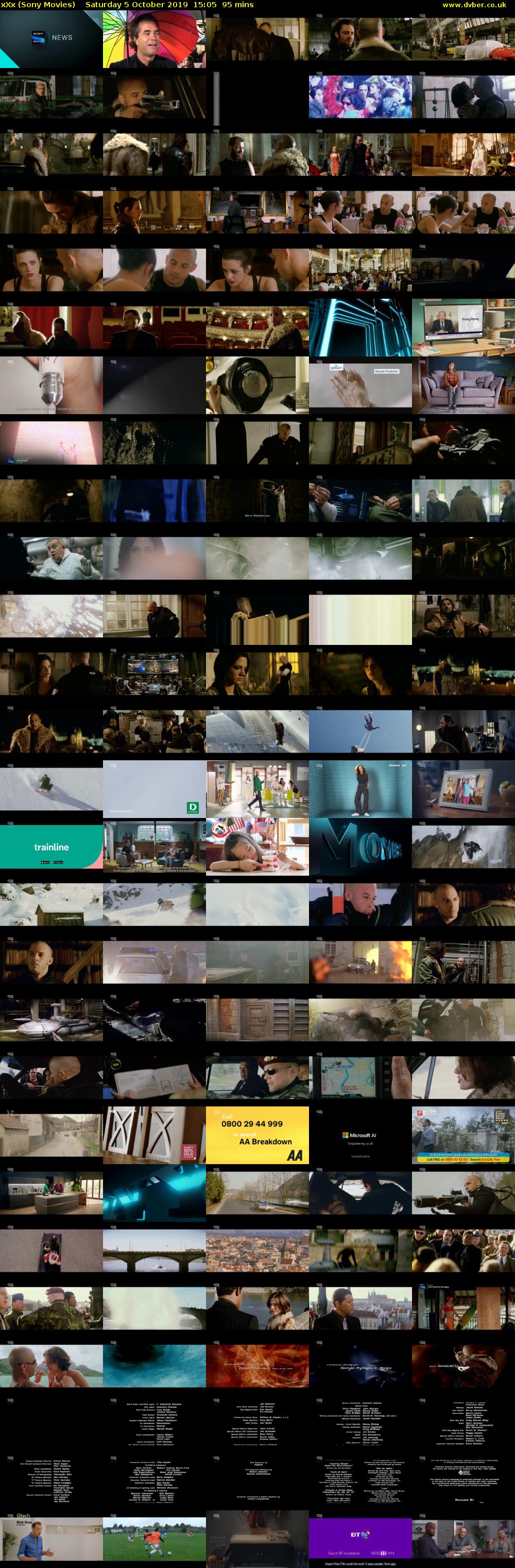 xXx (Sony Movies) Saturday 5 October 2019 15:05 - 16:40