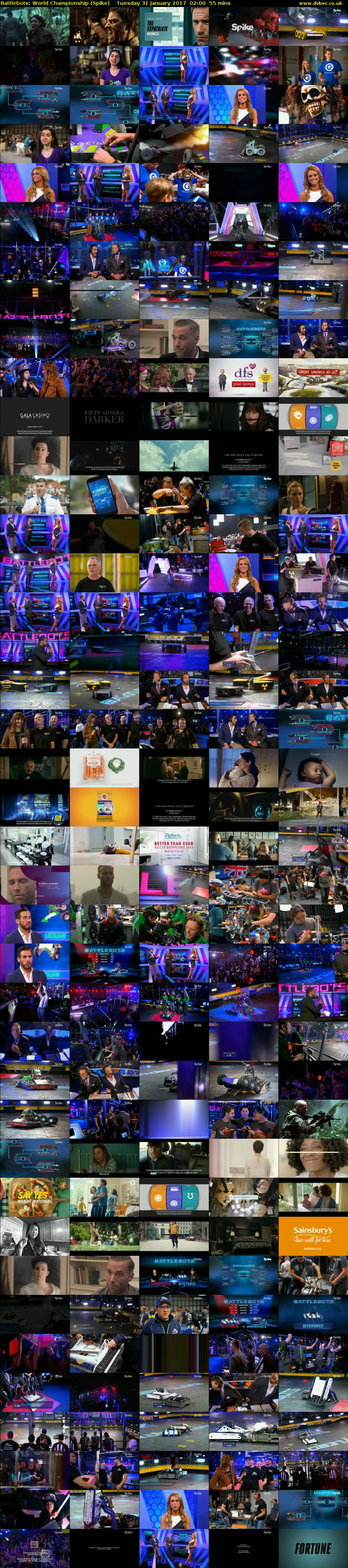 Battlebots: World Championship (Spike) Tuesday 31 January 2017 02:00 - 02:55