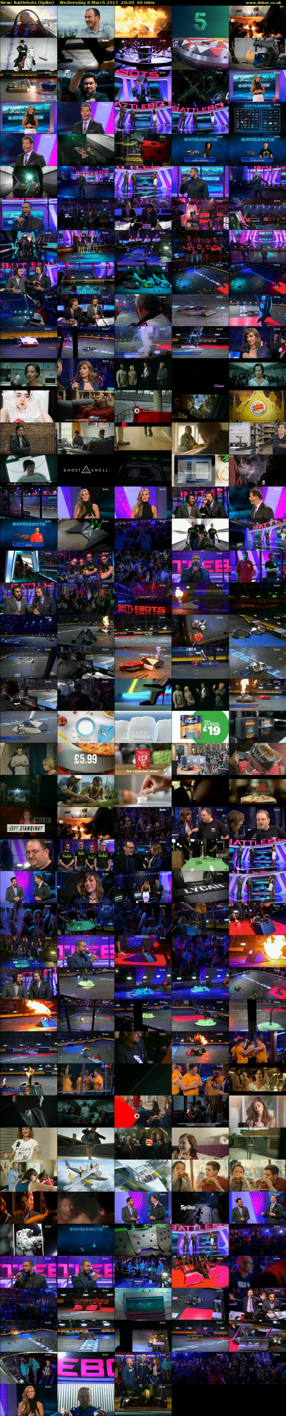 Battlebots (Spike) Wednesday 8 March 2017 20:00 - 21:00